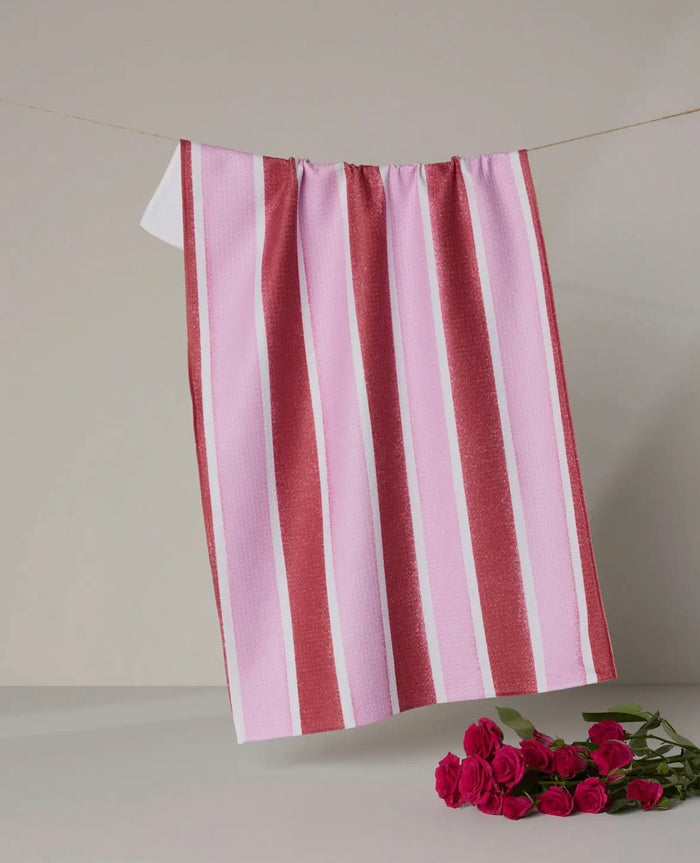 'Super Sweet Stripe' Geometry Tea Towel