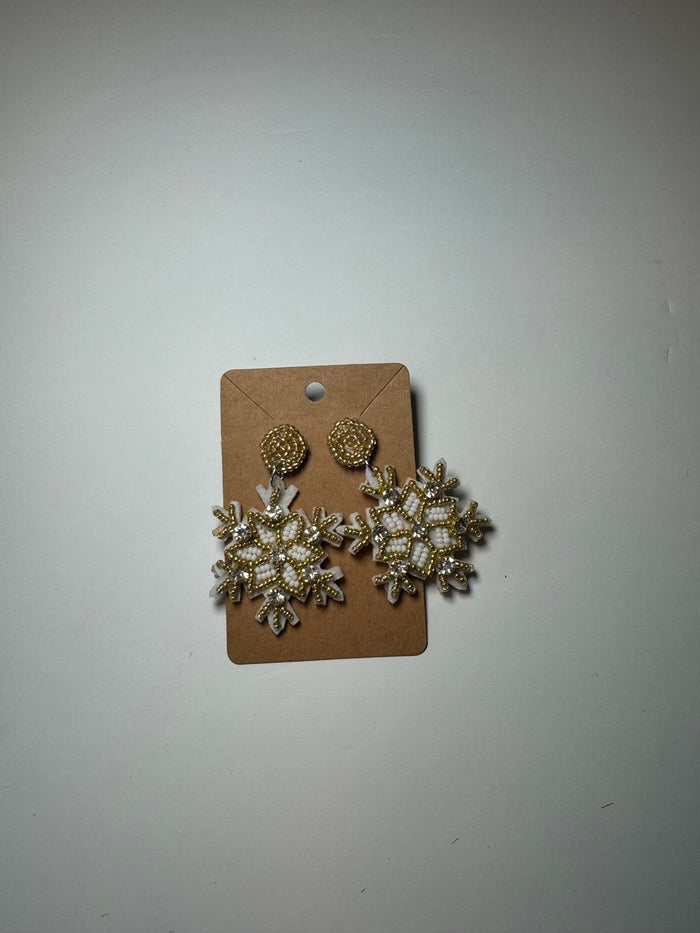 Snowflake earrings