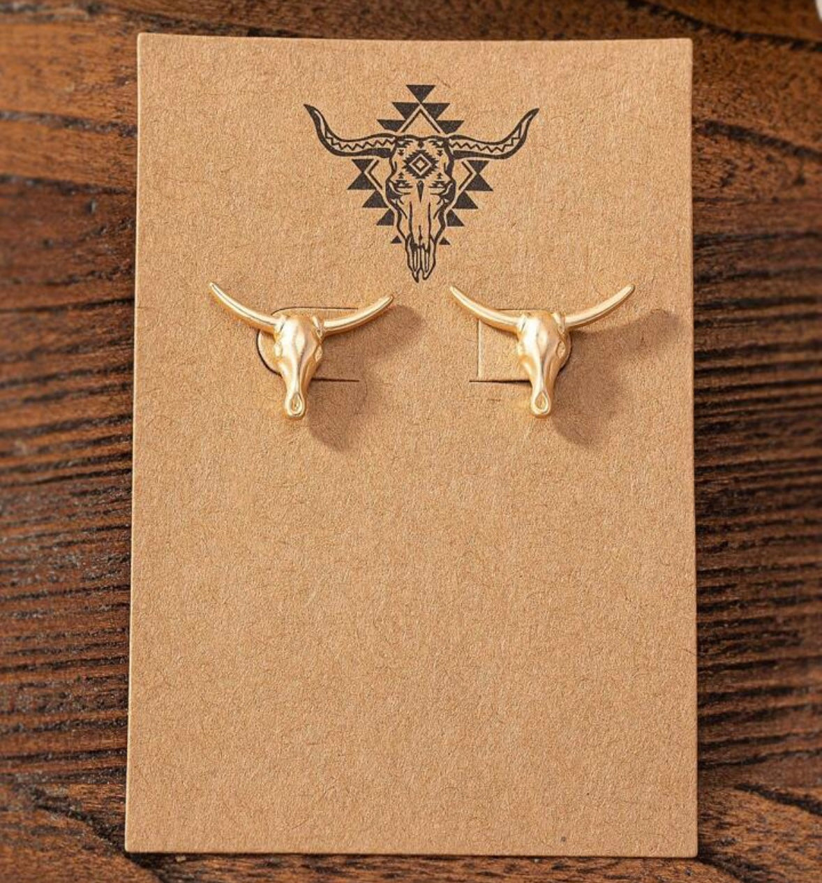 longhorn earrings