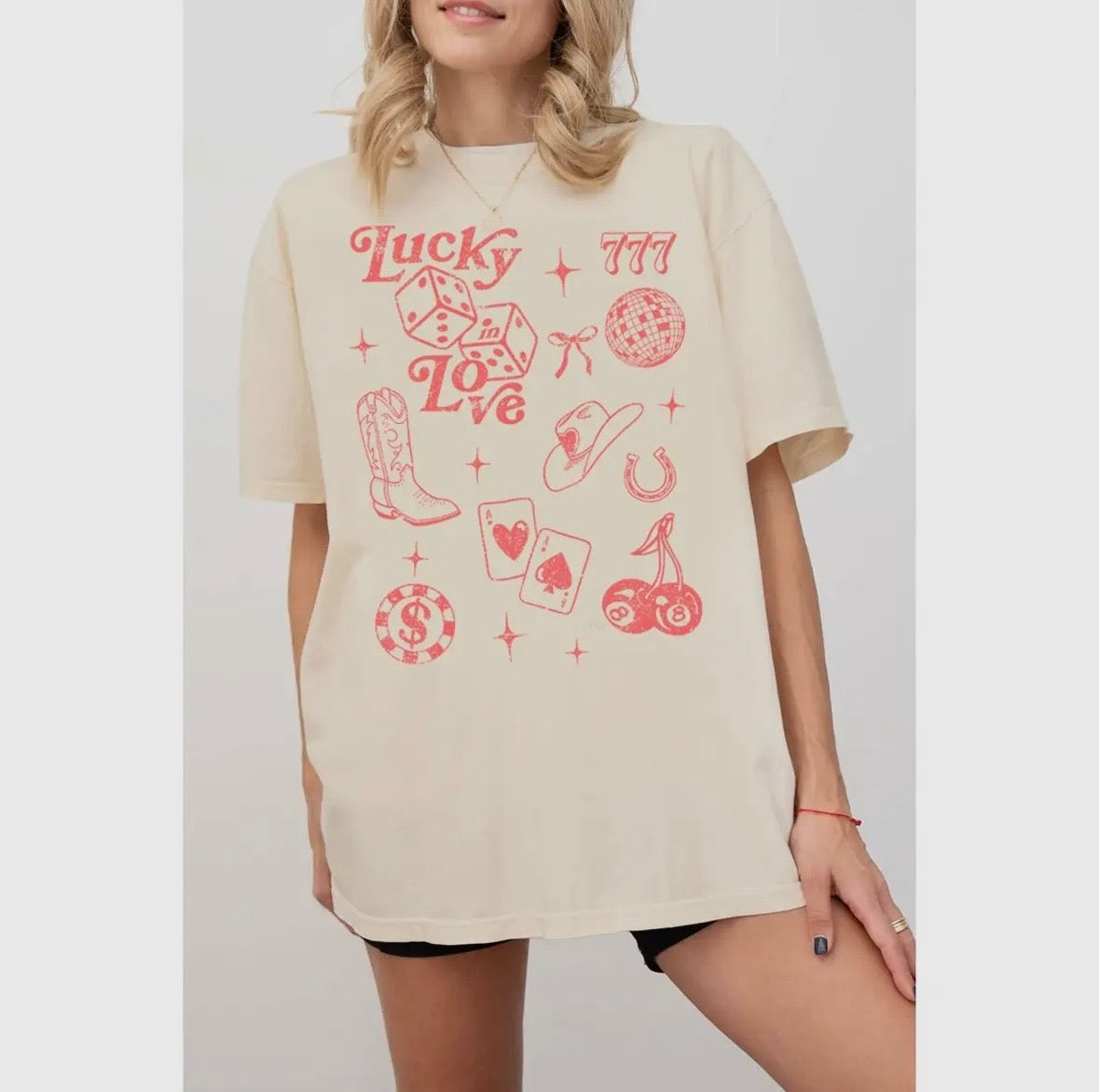 'Lucky in Love' Graphic