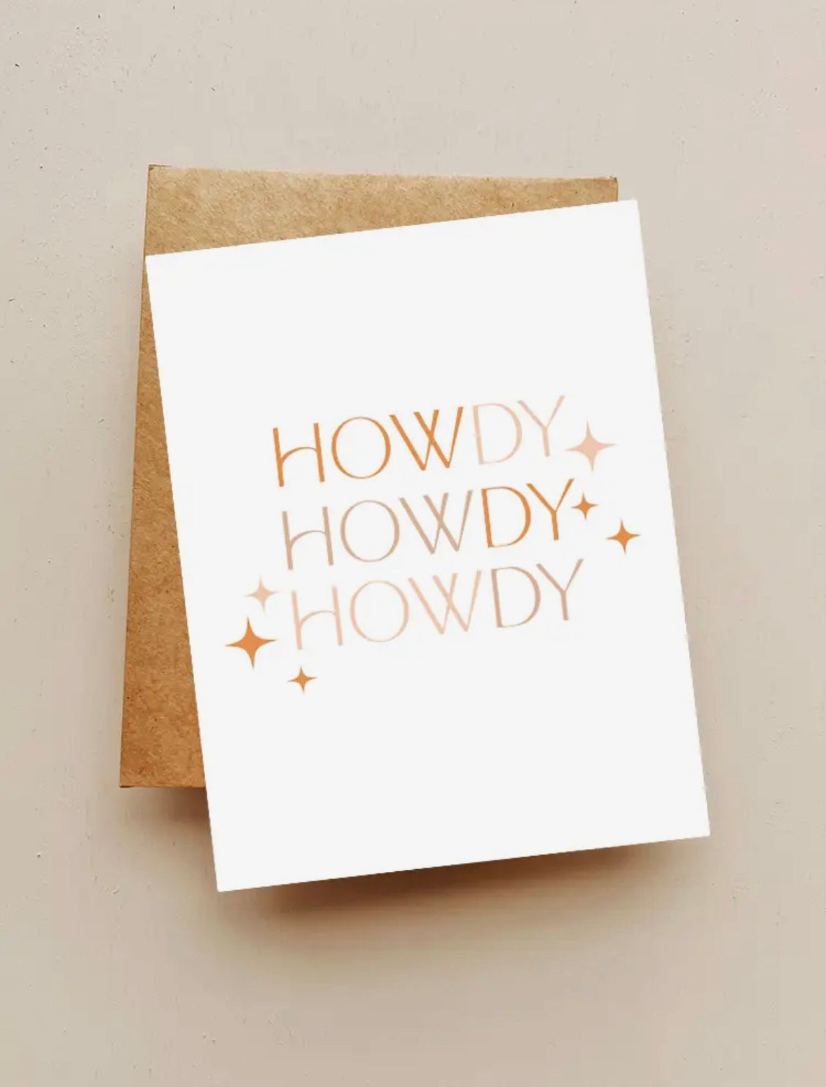 'Howdy' Card