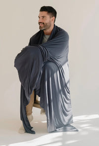 'Charcoal' Wuvvy Bamboo Blanket