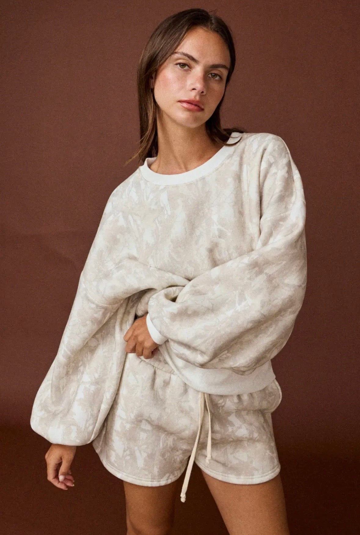 Preorder: Woodland Camo Crewneck Set