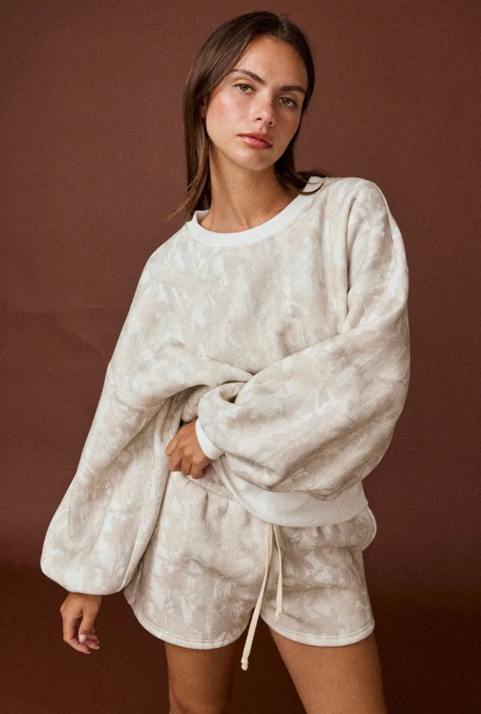 Preorder: Woodland Camo Crewneck Set