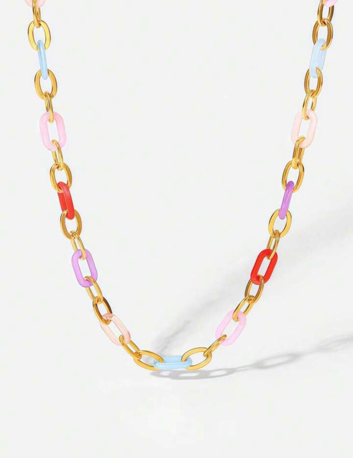 Confetti Chain Necklace