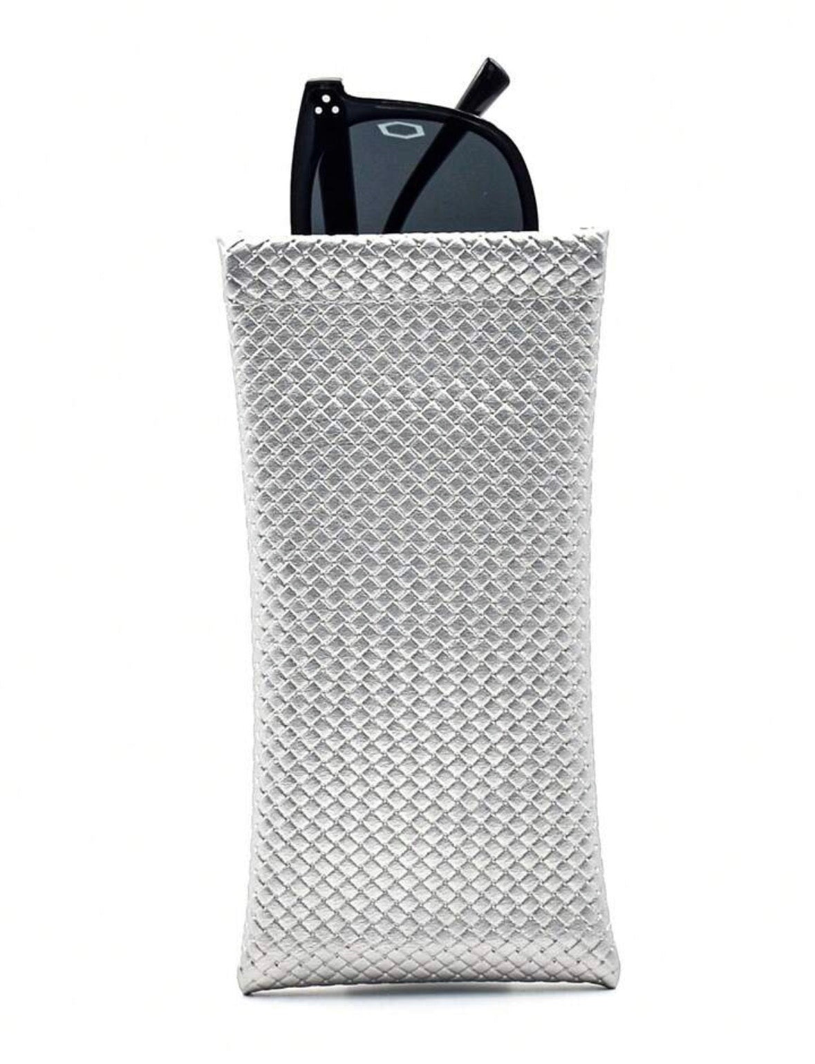 Silver Sunglass Case