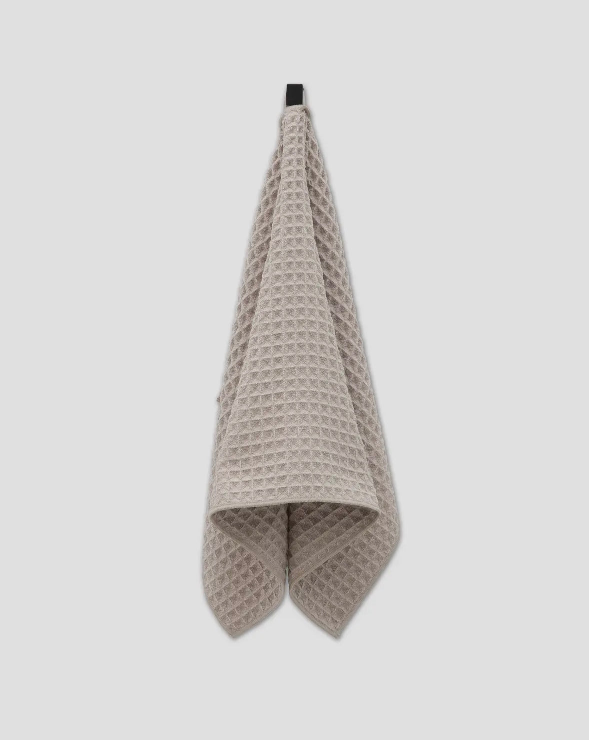 'Taupe waffle' Geometry Hand Towel