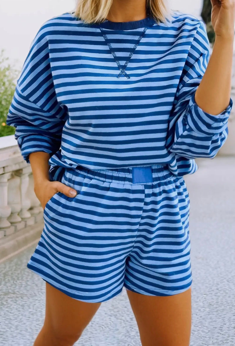 'Anna' Striped Set