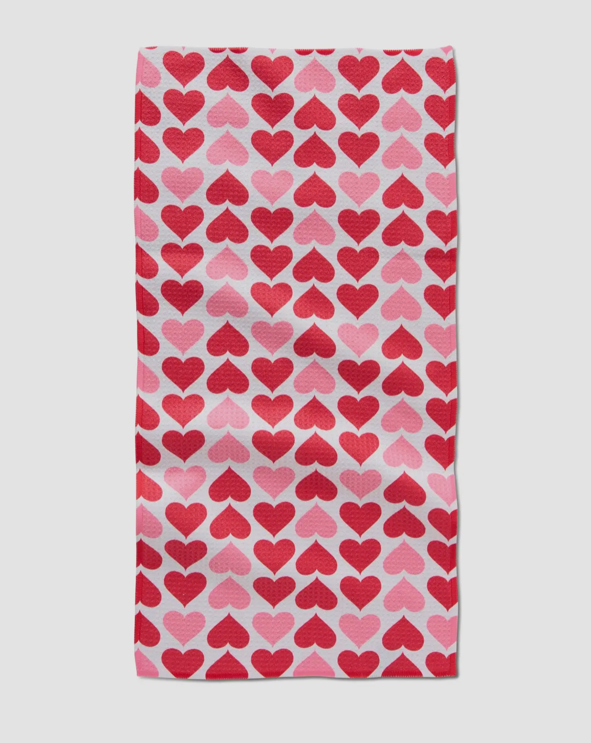 'Blushing Hearts' Geometry Bar Towel